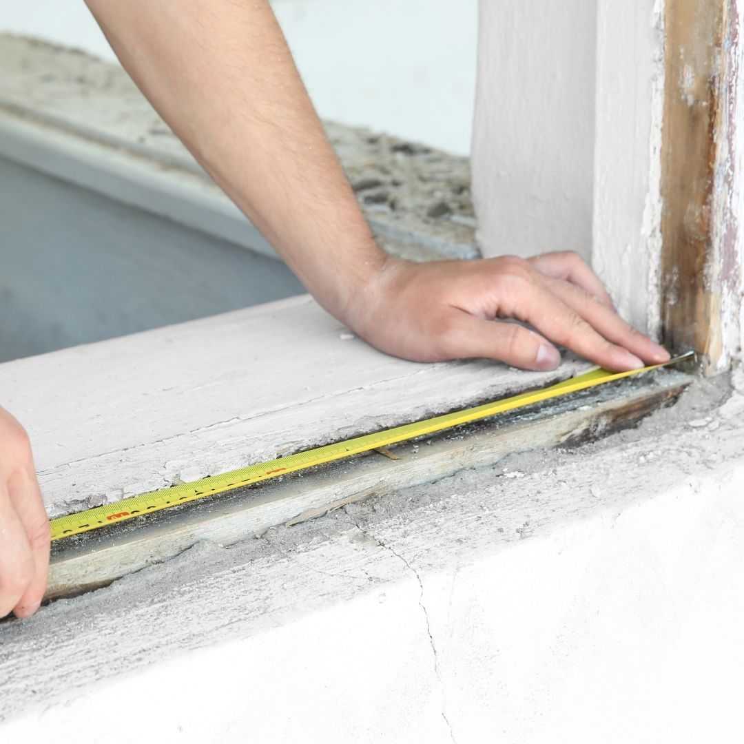 Window measured for boarding up in Hillingdon