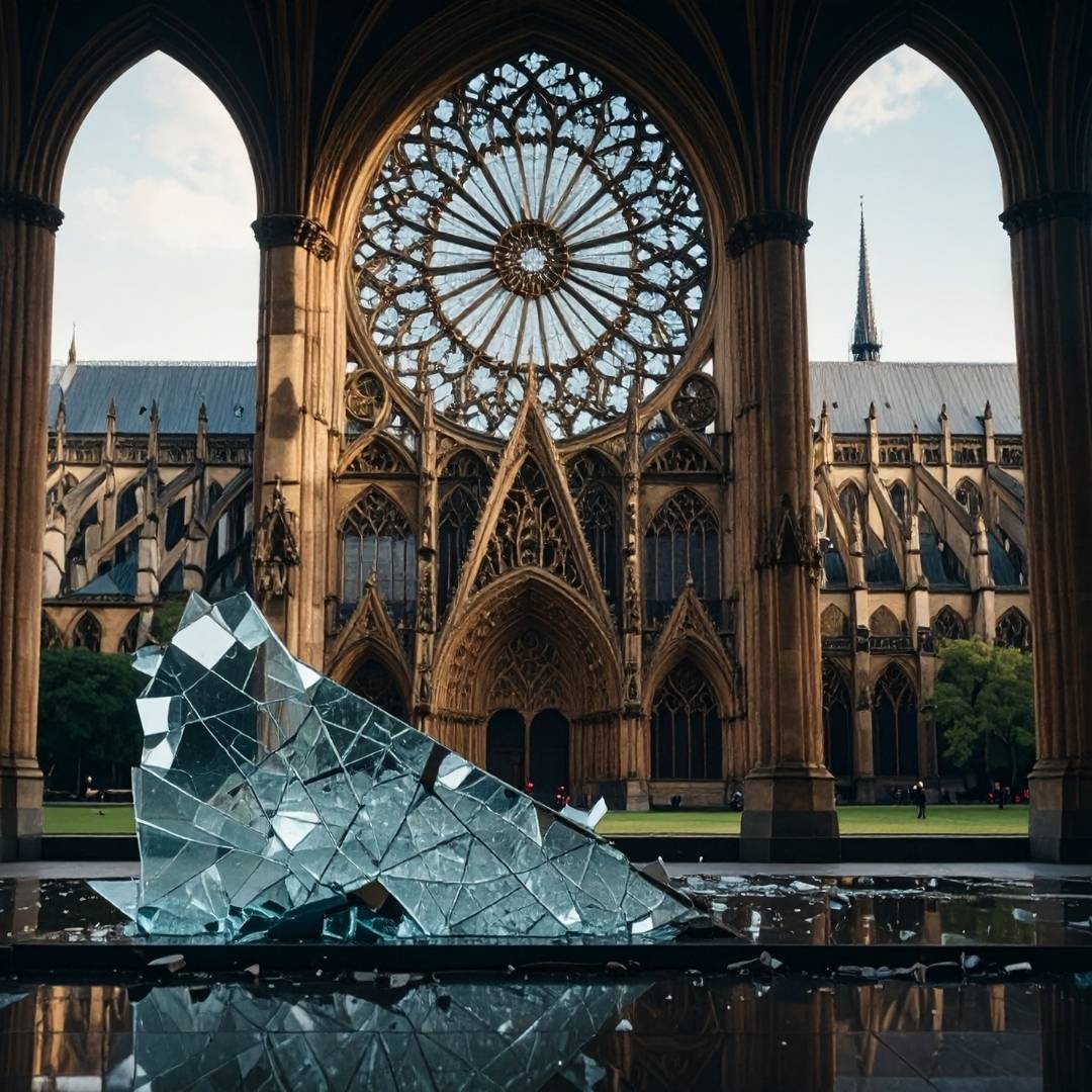 Broken Window onlooking Westminster